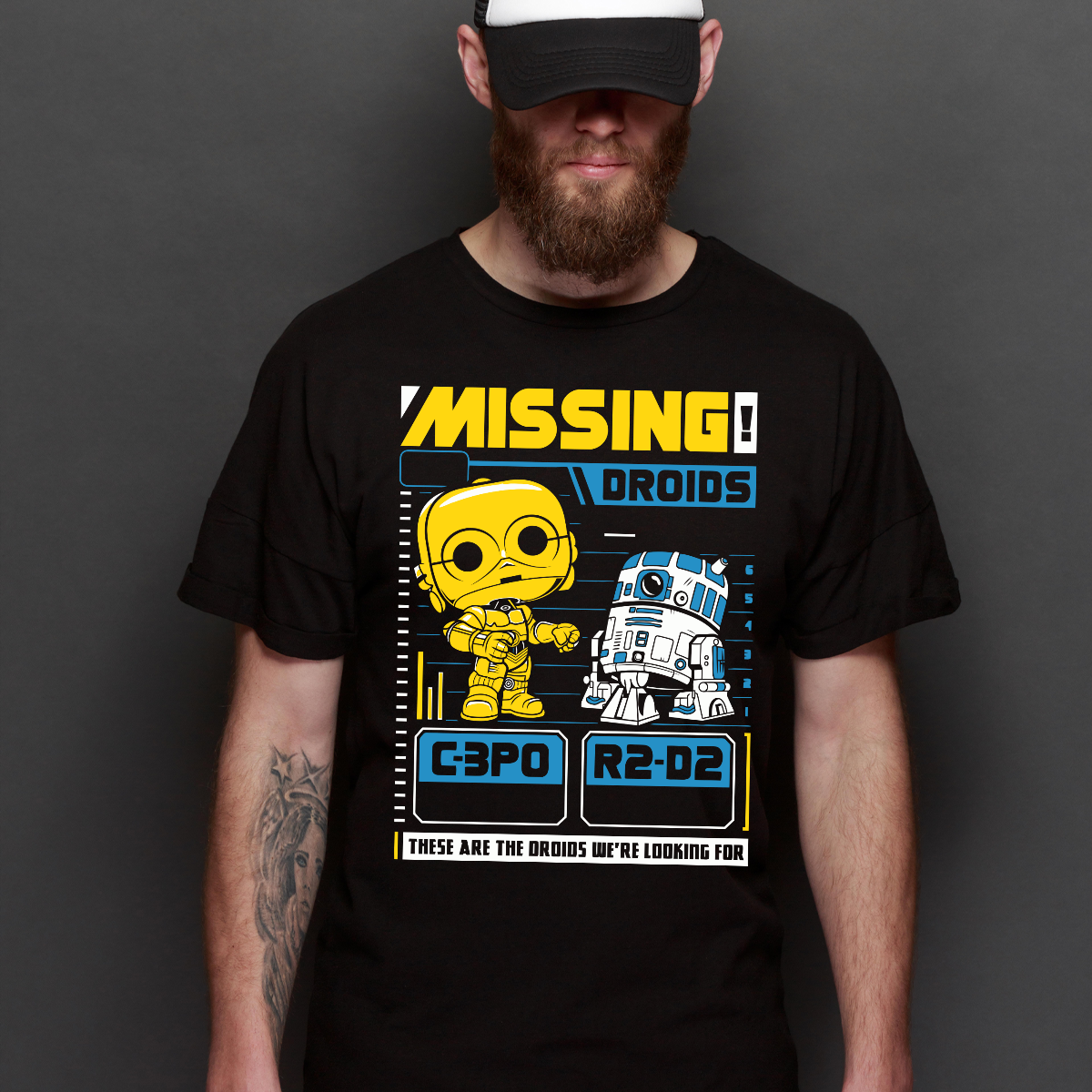 Funko Pop! Star Wars C-3PO and R2-D2 Movie T-Shirt