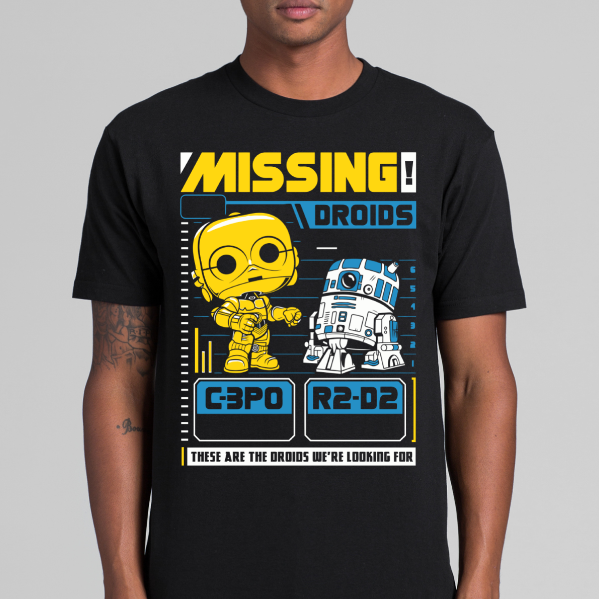 Funko Pop! Star Wars C-3PO and R2-D2 Movie T-Shirt