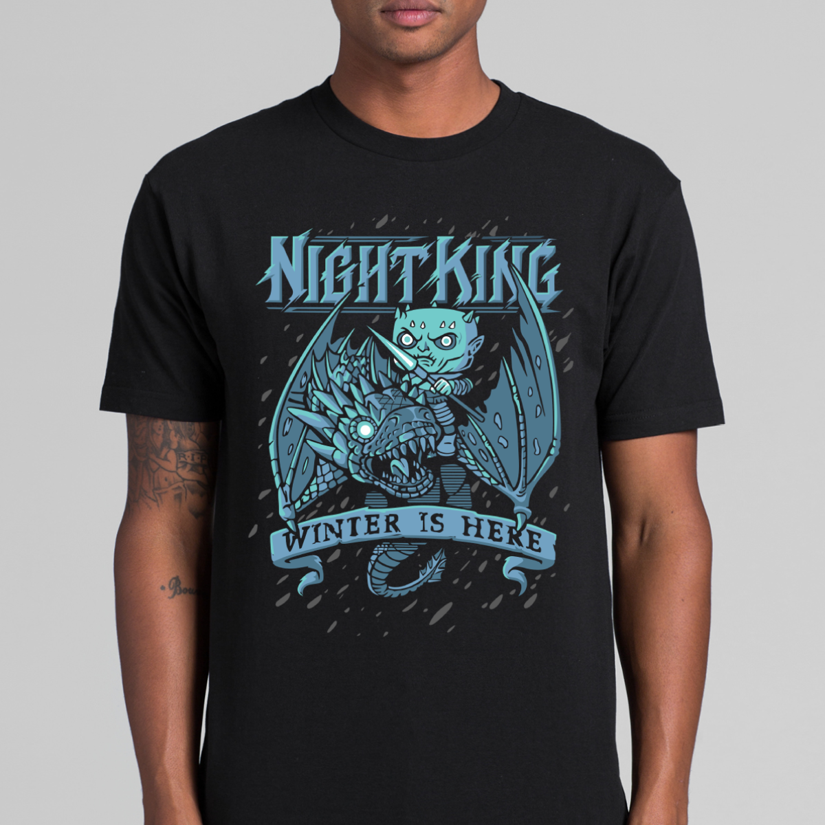 Funko POP! Game of Thrones Kings Ice Dragon Black T-shirt