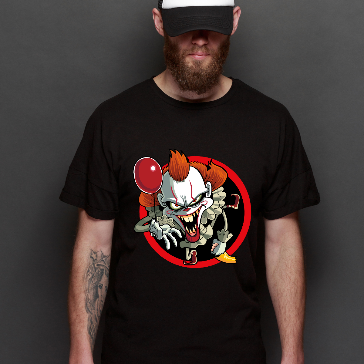 IT Pennywise V8 T-Shirt Horror Movie Tee