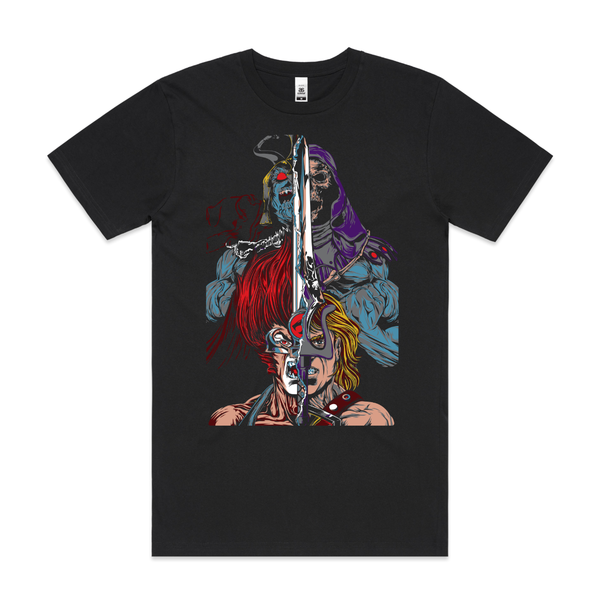 Masters of the Universe and Thundercats crossover T-shirt