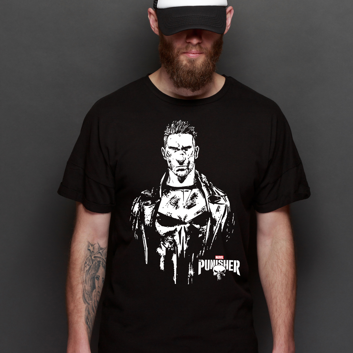 Marvel Punisher Frank Castle Comic Tee