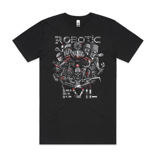Robotic Evil Terminator T-shirt Sci-Fi Movie Tee