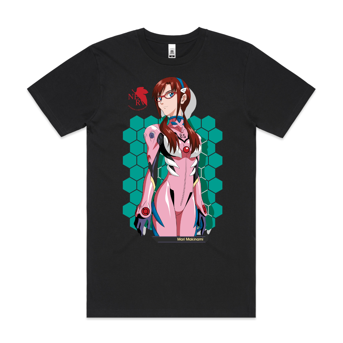 Neon Genesis Evangelion Mari Makinami T-Shirt Japanese Anime Tee
