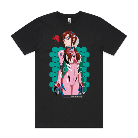 Neon Genesis Evangelion Mari Makinami T-Shirt Japanese Anime Tee