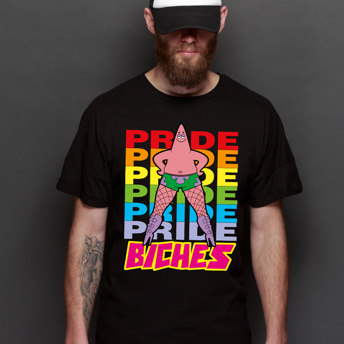 SpongeBob SquarePants Patrick Star T-Shirt Funny Tee