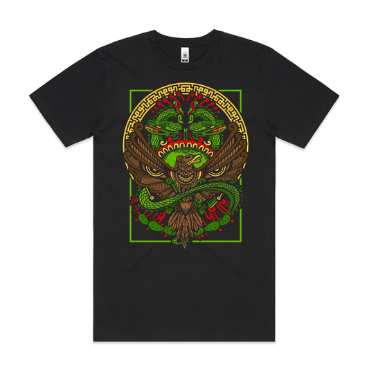 Aztec Serpent Eagle (Aguila Azteca) T-Shirt