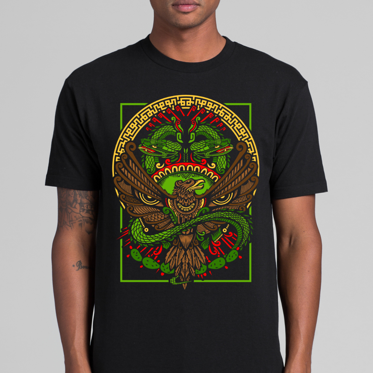 Aztec Serpent Eagle (Aguila Azteca) T-Shirt