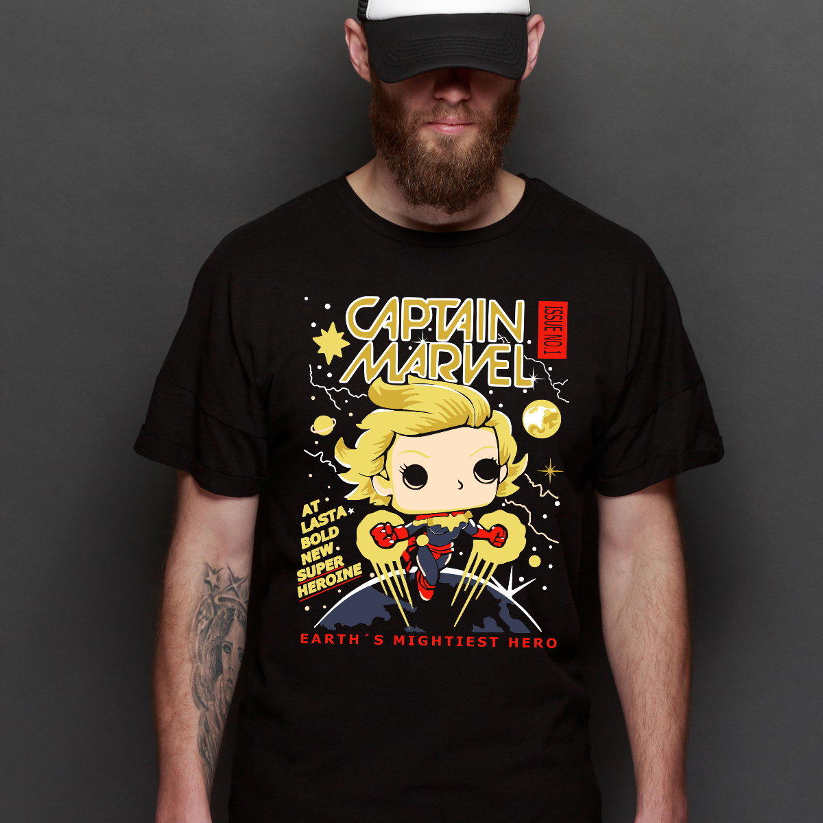 Marvel Captain T-Shirt Marvel Tee