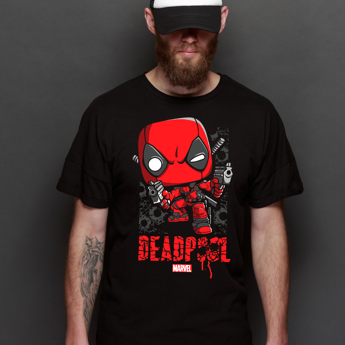 Deadpool V2 T-Shirt Marvel Tee