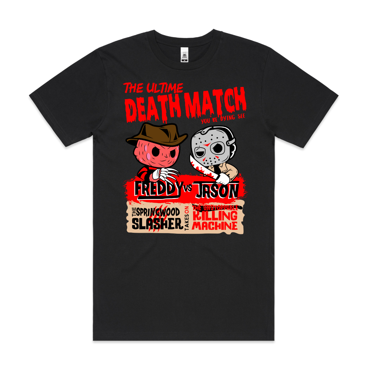 Freddy vs Jason V2 T-shirt Horror Movie T-Shirt Tee