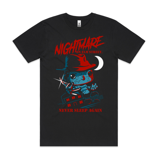 A Nightmare on Elm Street Freddy Krueger V6 Horror Movie T-Shirt Tee