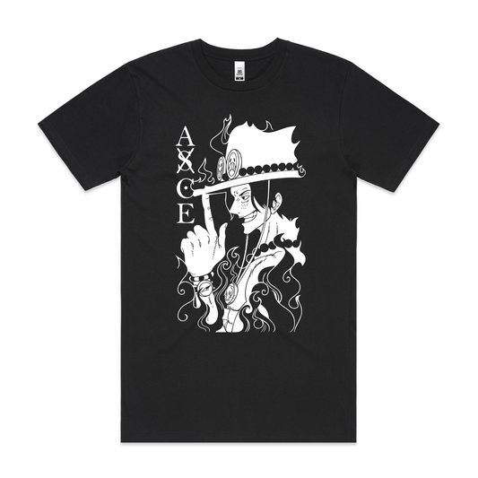 One Piece Portgas D. Ace V5 T-Shirt Japanese Anime Tee