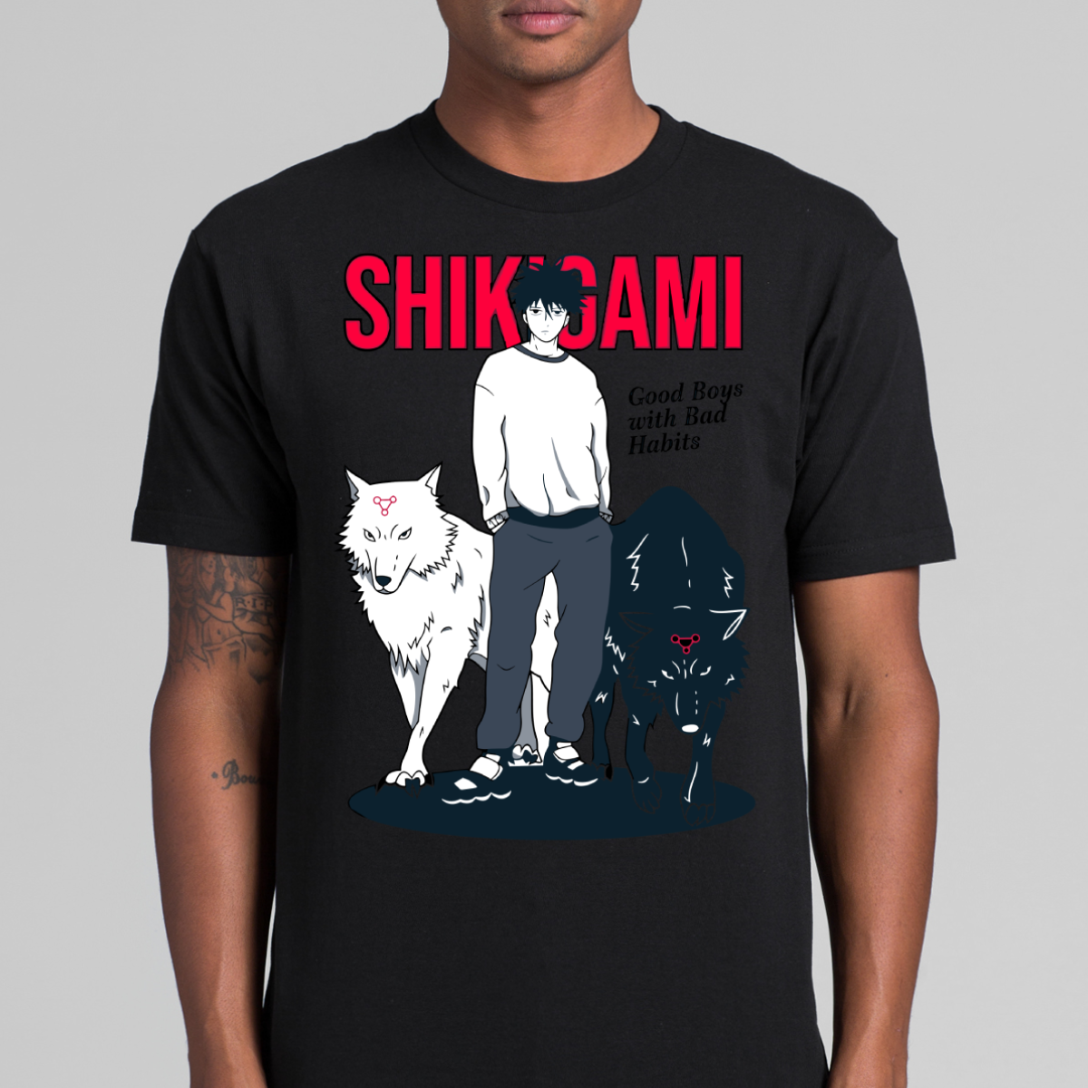 Jujutsu Kaisen Megumi Fushiguro V3 T-Shirt Japanese Anime Tee
