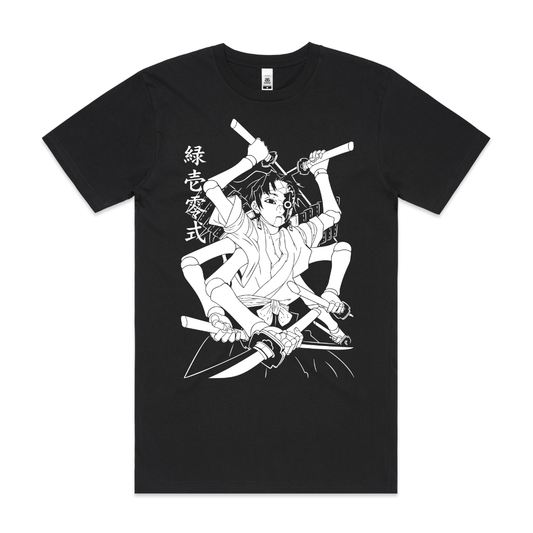 Demon Slayer Yoriichi Kimetsu T-shirt Japanese Anime Tee
