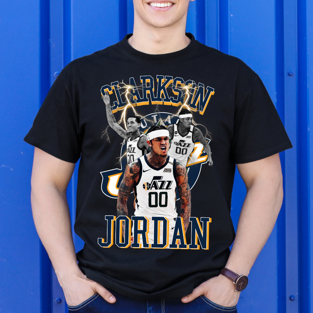 Jordan Clarkson V2 NBA T-Shirt Sport Athlete Family Tee