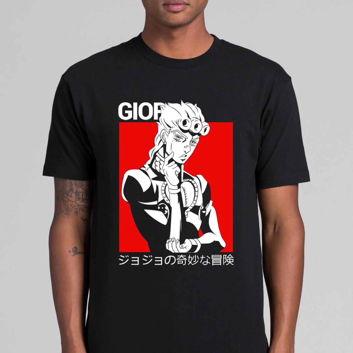JoJo's Bizarre Adventure Giorno Giovanna V3 T-shirt Japanese Anime