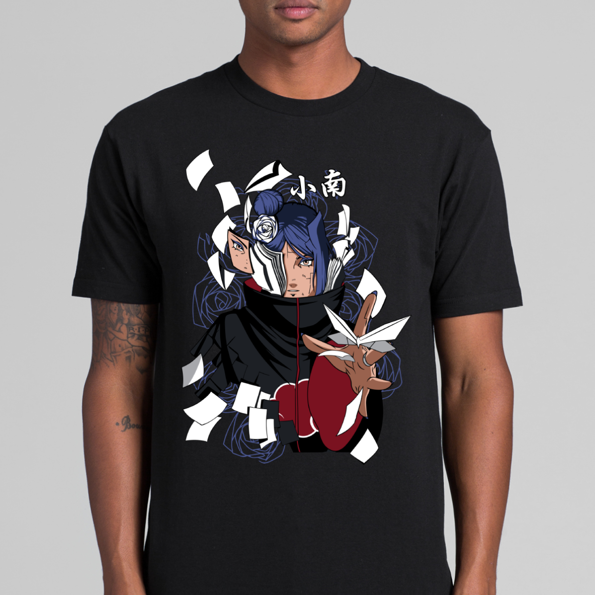 Naruto Shippuden Konan Akatsuki V2 T-Shirt Japanese Anime Tee