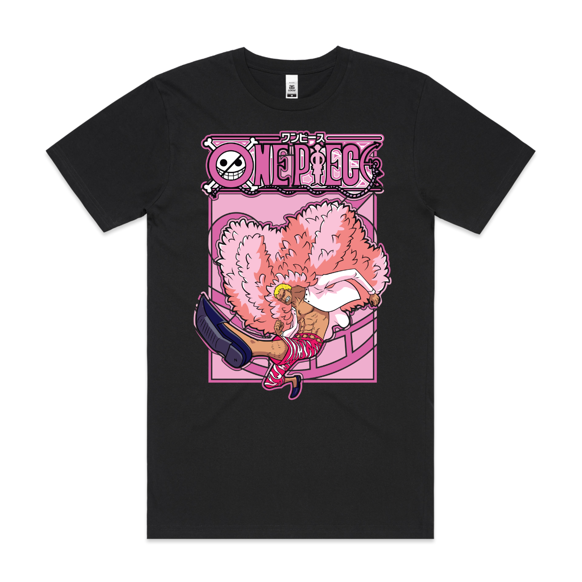 One Piece Donquixote Doflamingo V2 T-shirt Japanese Anime Tee