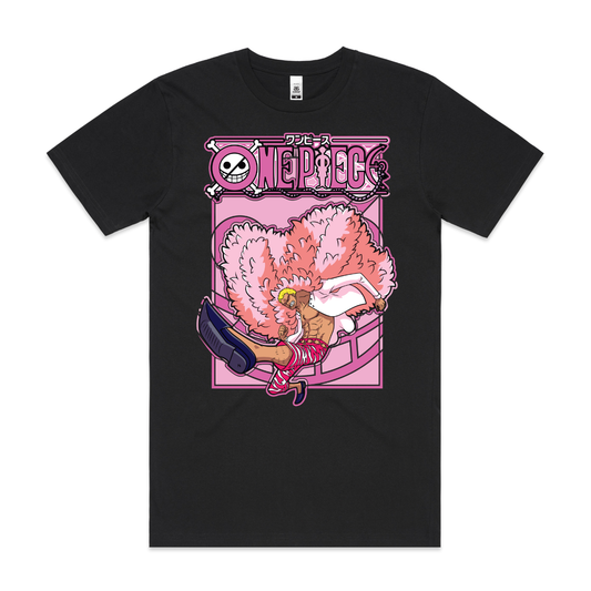 One Piece Donquixote Doflamingo V2 T-shirt Japanese Anime Tee