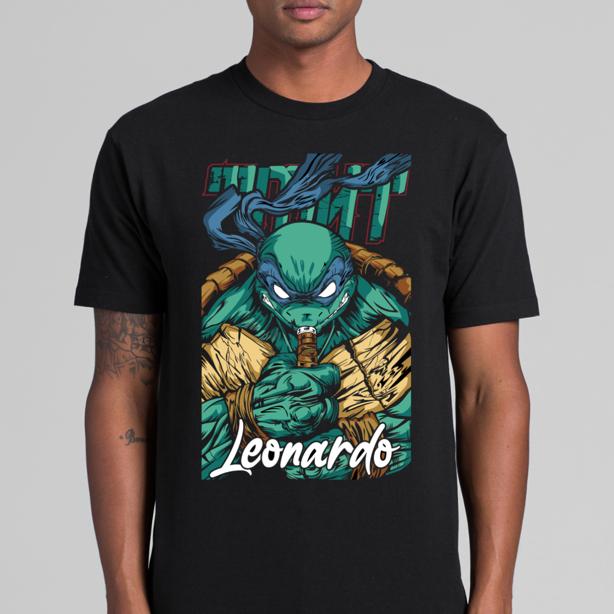 Teenage Mutant Ninja Turtles Leonardo V2 T-shirt Cartoon Tee