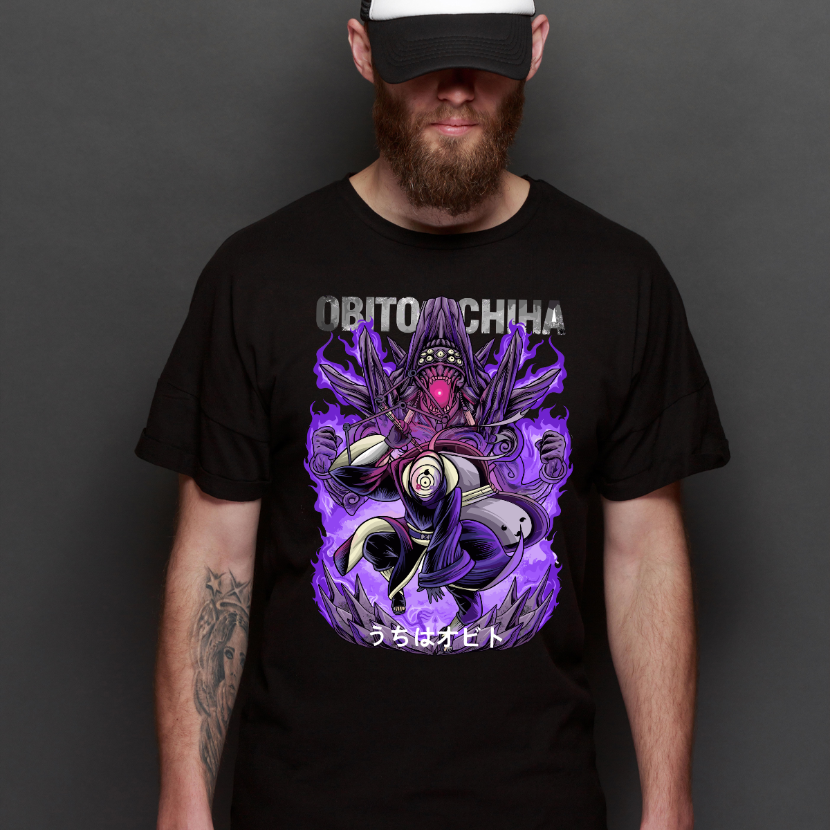 Naruto Obito Uchiha Ver9 T-Shirt Japanese Anime Tee