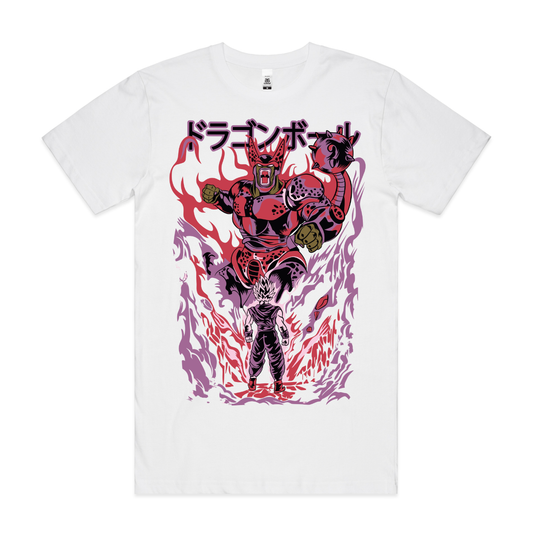 Dragon Ball Z Goku vs Cell T-Shirt Japanese Anime Tee
