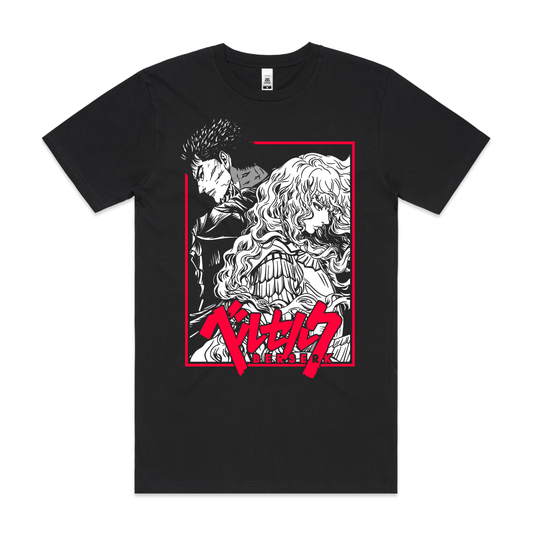 Berserk V7 T-Shirt Cotton Block Tee Japanese Anime