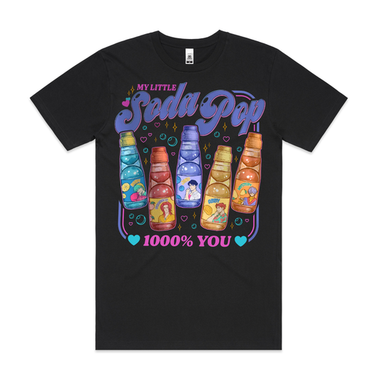 Saja Boys Soda Pop K-pop Demon Hunters T-shirt Animation Movie Tee