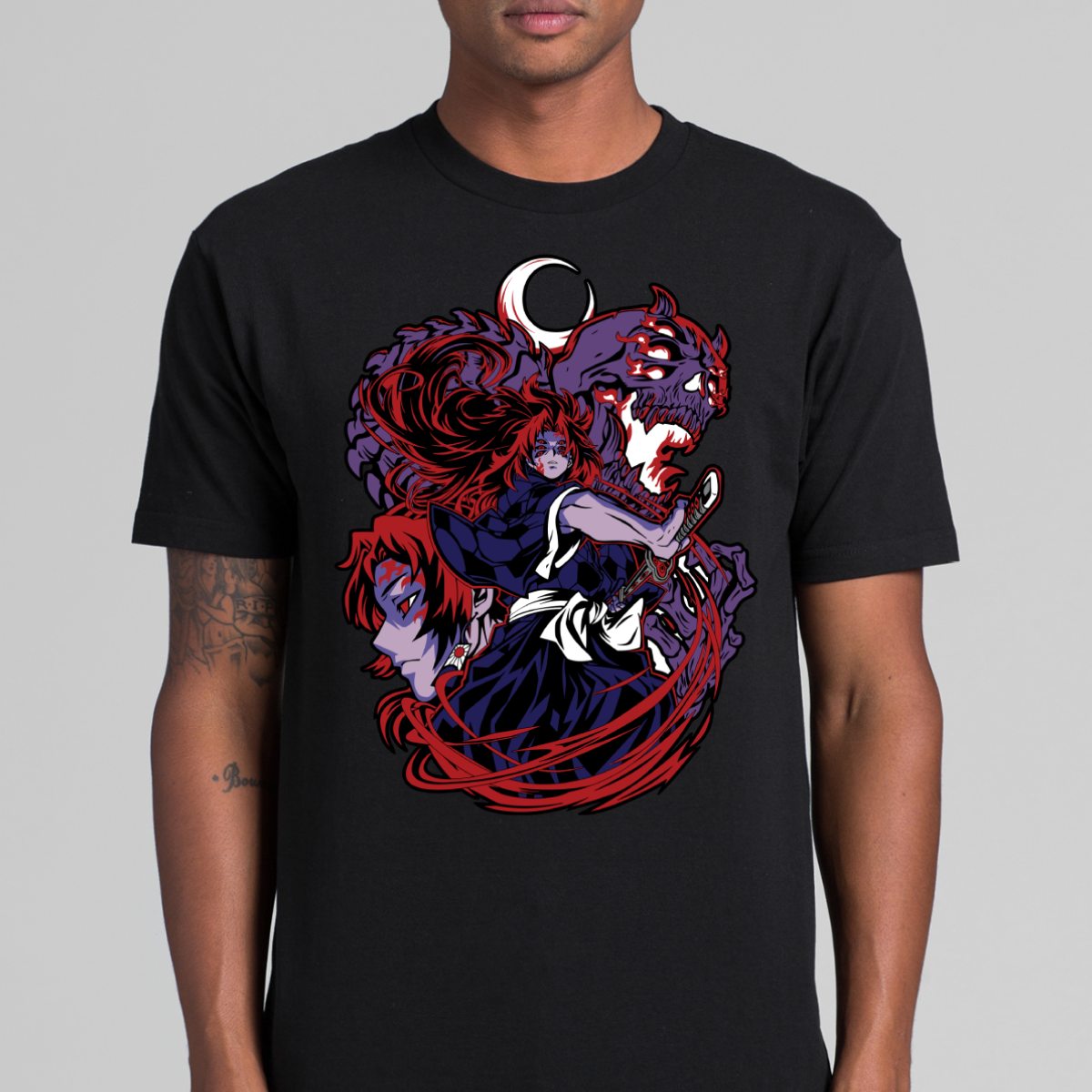 Demon Slayer Kokushibo V3 T-Shirt Japanese Anime Tee