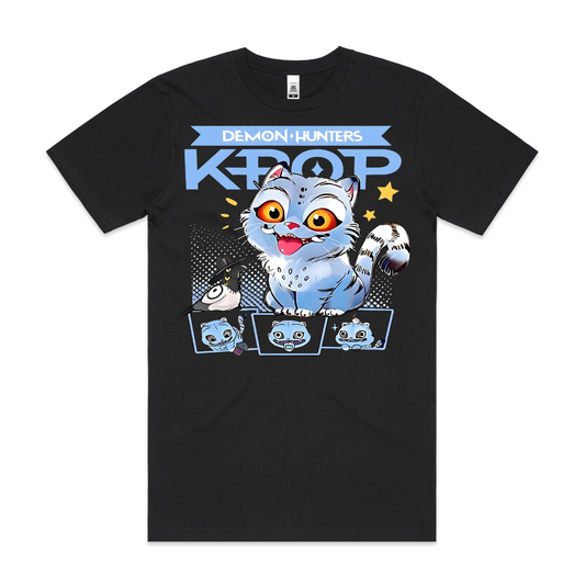 K-pop Demon Hunters Derpy Tiger and Sussie Magpie T-shirt Animation Movie Tee