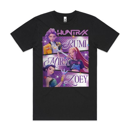 K-pop Demon Hunters Huntrix V8 T-shirt Animation Movie Tee