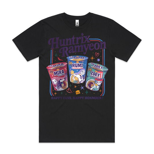 K-pop Demon Hunters Huntrix Ramyeon T-shirt Animation Movie Tee