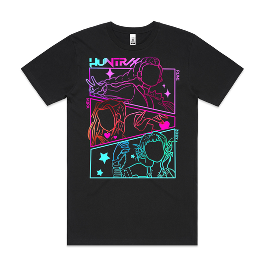 K-pop Demon Hunters Huntrix V10 T-shirt Animation Movie Tee