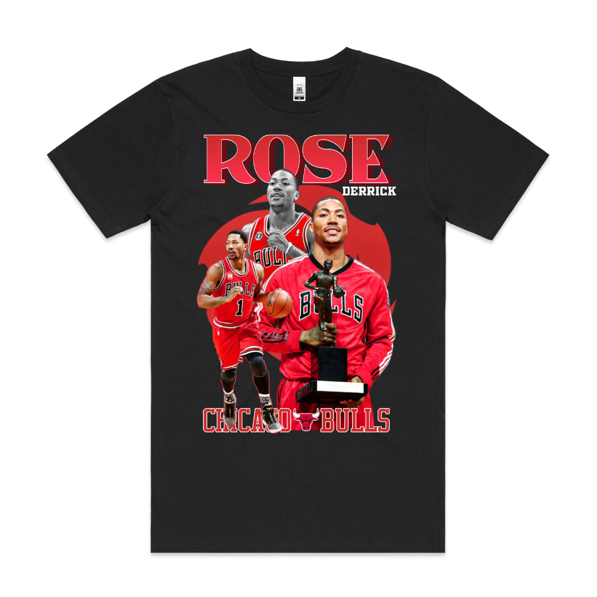 Derrick Rose V2 NBA T-Shirt Sport Athlete Family Tee