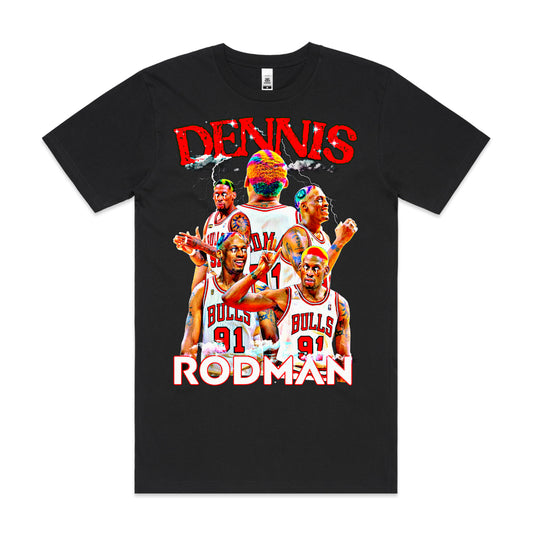 Dennis Rodman V2 NBA T-Shirt Sport Athlete Family Tee