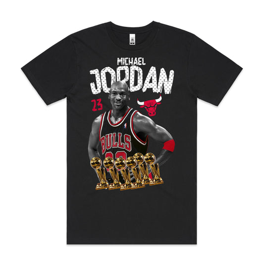 Michael Jordan V2 NBA T-Shirt Sport Athlete Family Tee