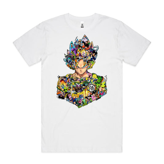 Dragon Ball Goku White T-Shirt Japanese Anime Tee