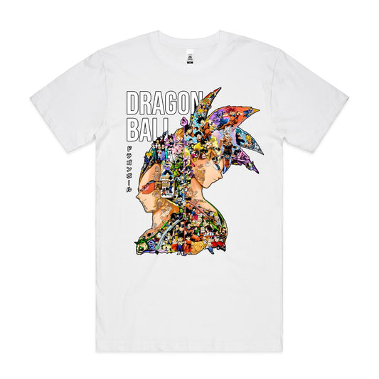 Dragon Ball Goku And Vegeta White T-Shirt Japanese Anime Tee