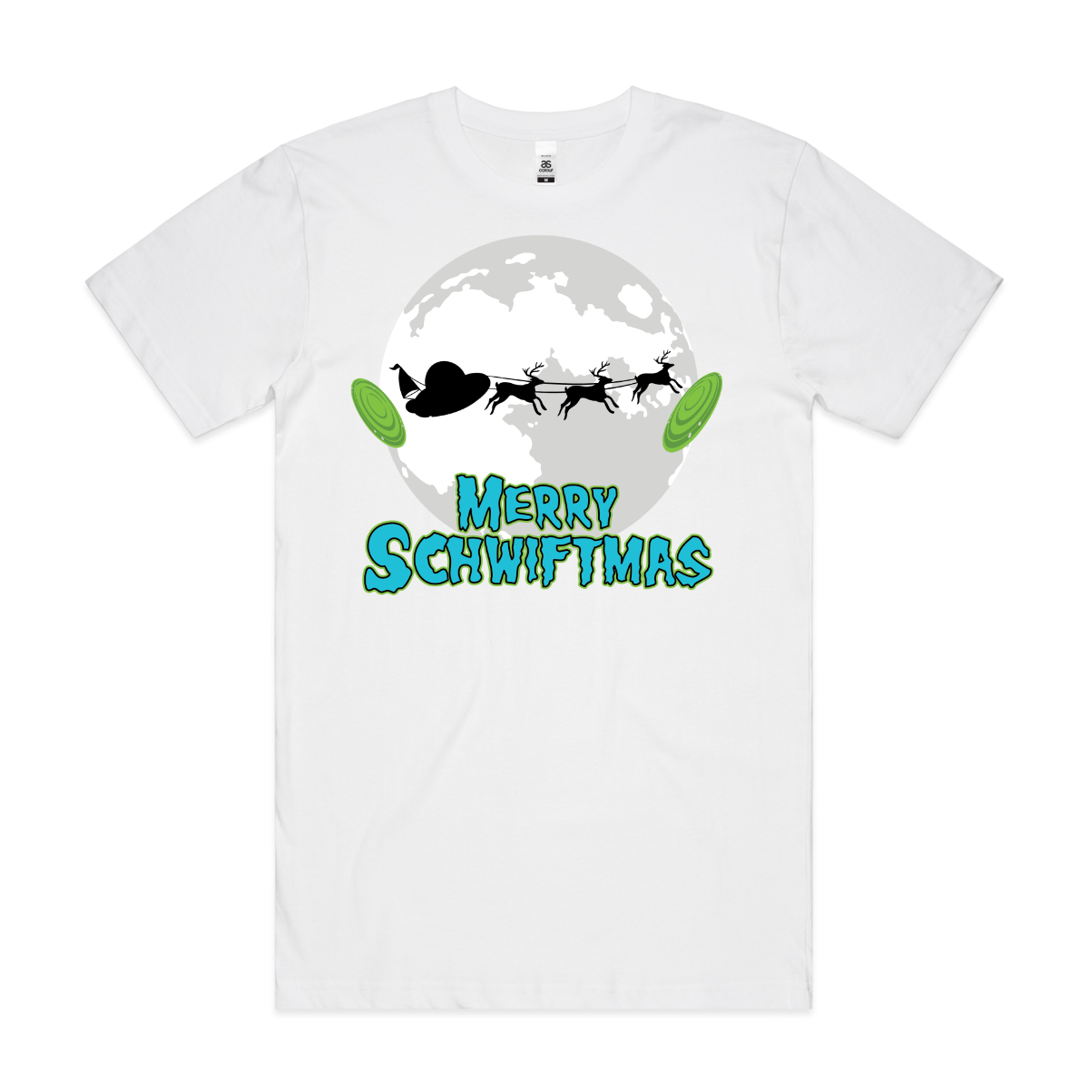 Rick and Morty Merry Schwiftmas Christmas T-Shirt Cartoon Tee