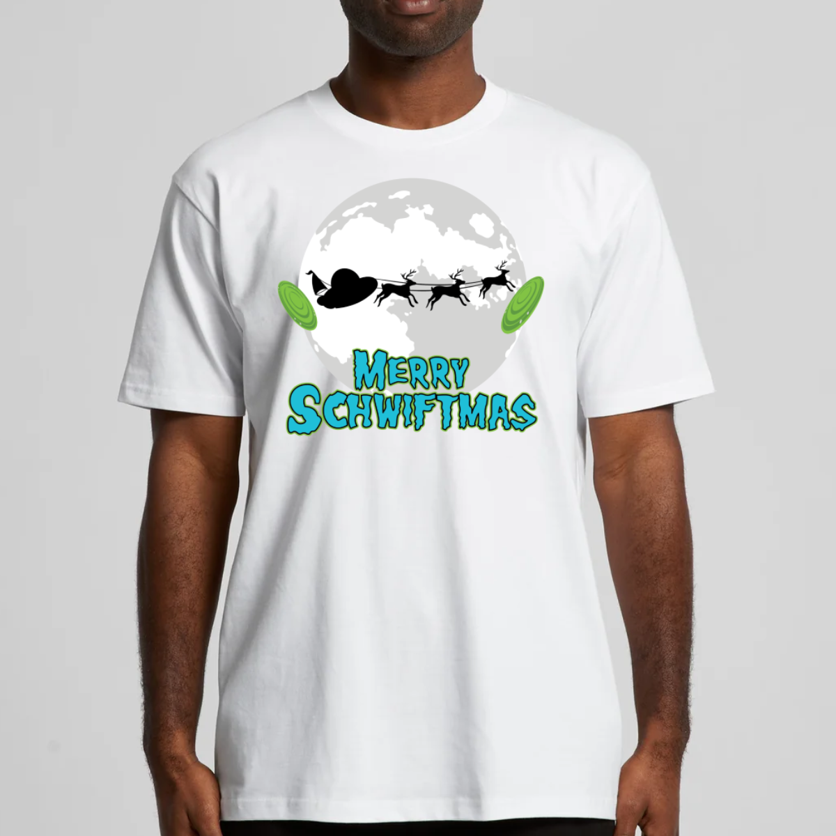 Rick and Morty Merry Schwiftmas Christmas T-Shirt Cartoon Tee