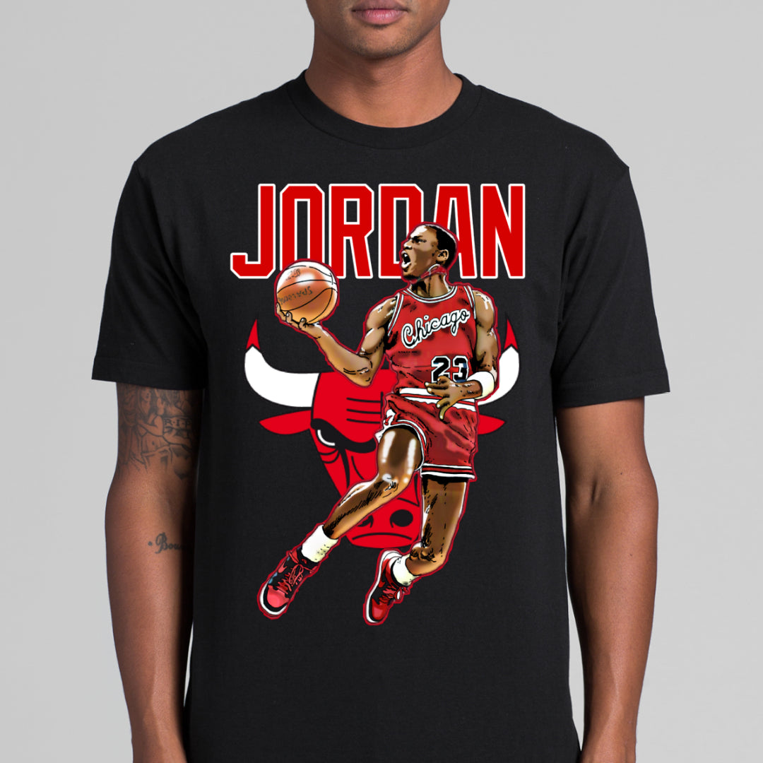 Michael Jordan V3 NBA T-Shirt Sport Athlete Family Tee