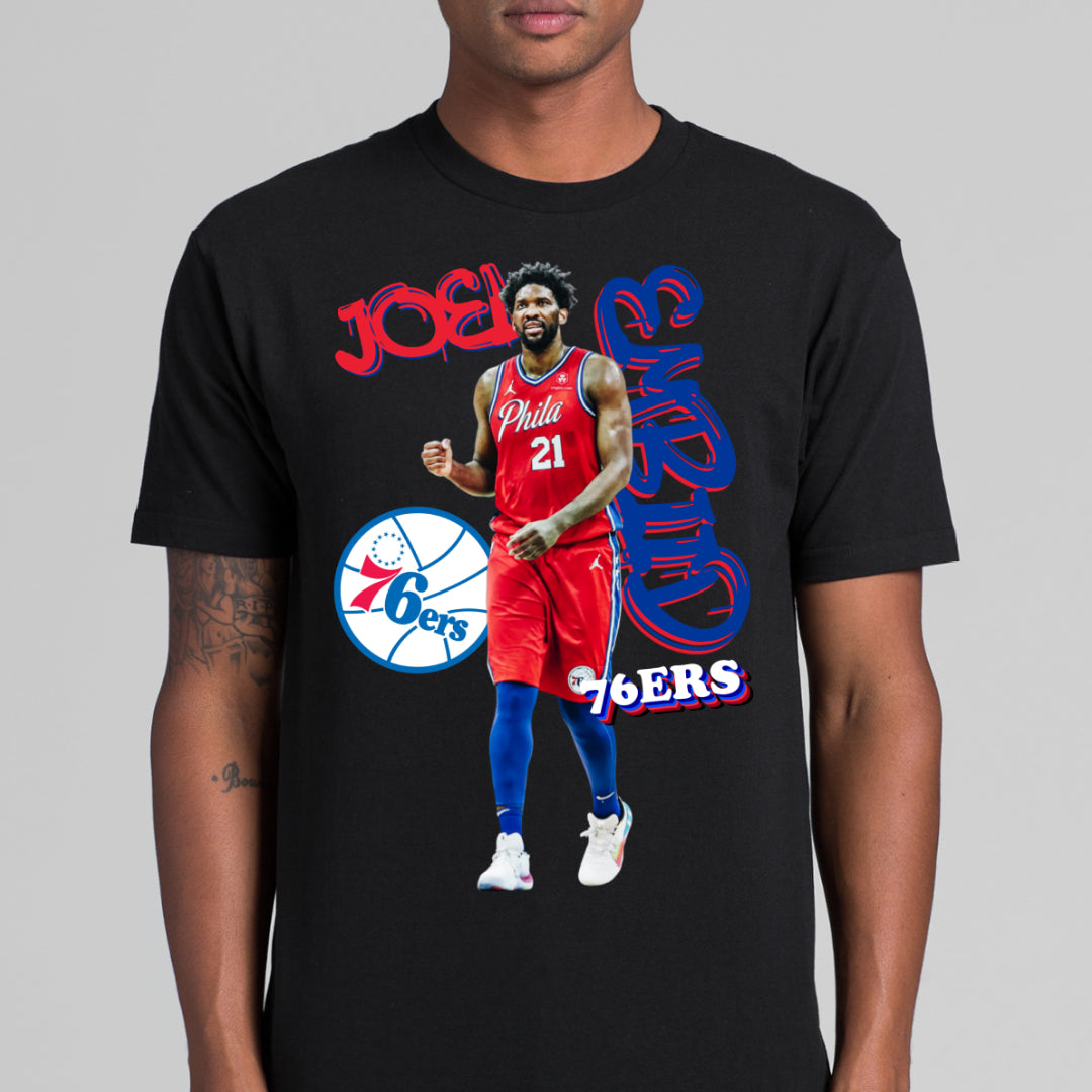 Joel Embiid NBA T-Shirt Sport Athlete Family Tee