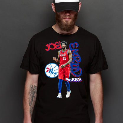 Joel Embiid NBA T-Shirt Sport Athlete Family Tee