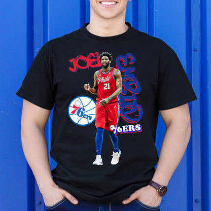 Joel Embiid NBA T-Shirt Sport Athlete Family Tee