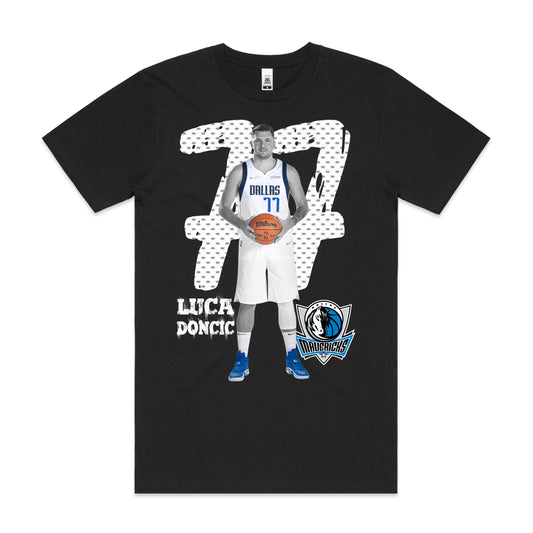 Luka Doncic NBA T-Shirt Sport Athlete Family Tee