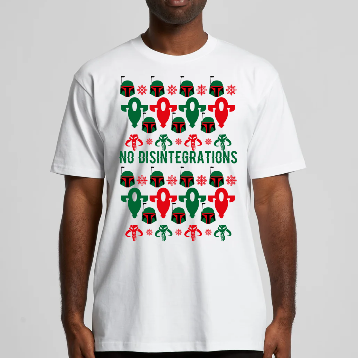 Star Wars: The Mandalorian Christmas T-Shirt Cartoon Tee