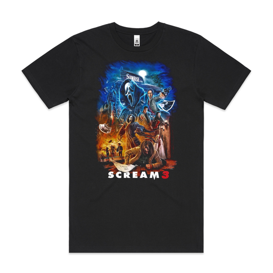 Scream 3 Horror Movie T-Shirt Tee