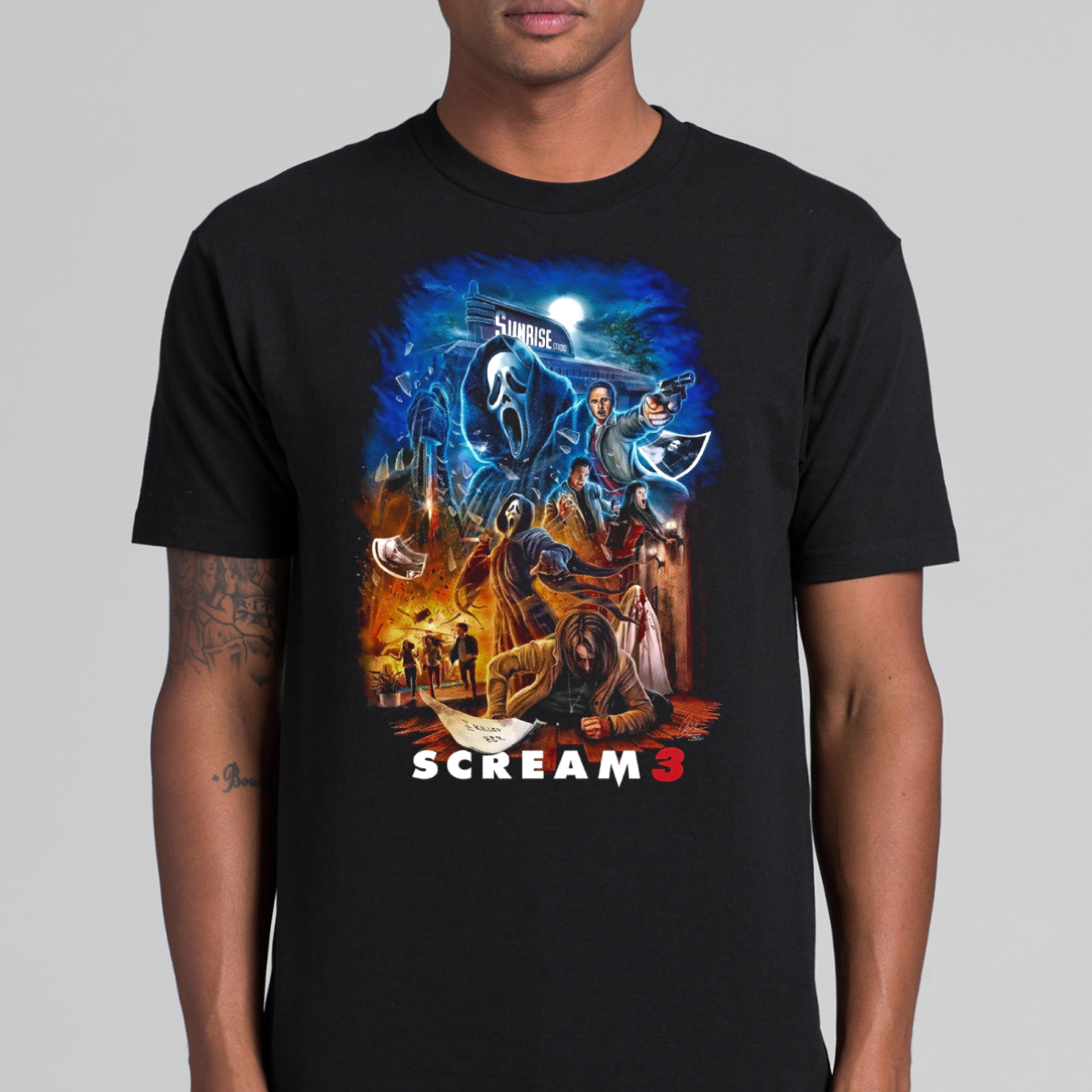 Scream 3 Horror Movie T-Shirt Tee