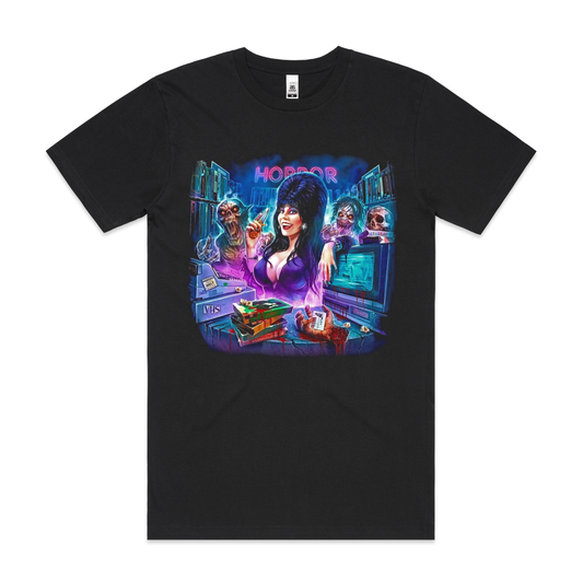 Elvira Mistress Of The Dark Horror Comedy Movie T-Shirt Tee